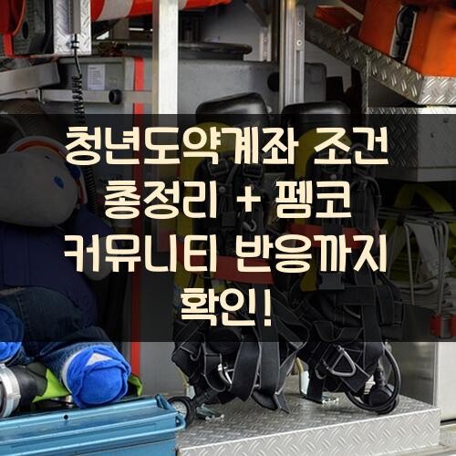 청년도약계좌 조건 총정리 + 펨코 커뮤니티 반응까지 확인!