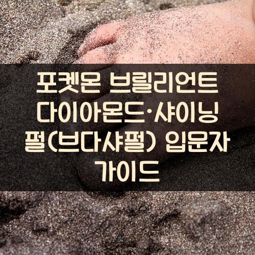 포켓몬 브릴리언트 다이아몬드·샤이닝 펄(브다샤펄) 입문자 가이드