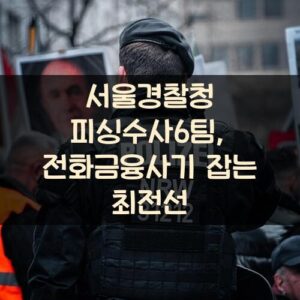 서울경찰청 피싱수사6팀, 전화금융사기 잡는 최전선