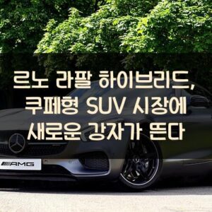 르노 라팔 하이브리드, 쿠페형 SUV 시장에 새로운 강자가 뜬다 르노 라팔 하이브리드, 쿠페형 SUV 시장에 새로운 강자가 뜬다