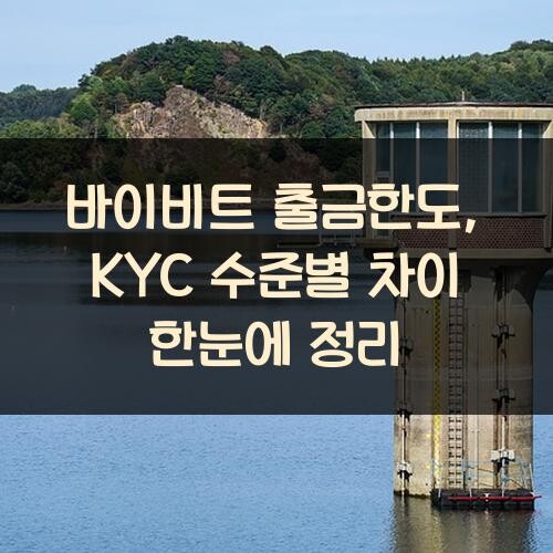 바이비트 출금한도, KYC 수준별 차이 한눈에 정리