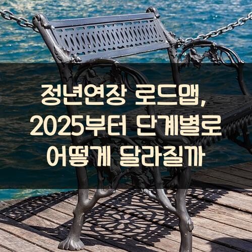 정년연장 로드맵, 2025부터 단계별로 어떻게 달라질까?