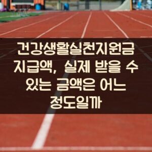 건강생활실천지원금 지급액, 실제 받을 수 있는 금액은 어느 정도일까