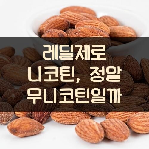 레딜제로 니코틴, 정말 무니코틴일까?